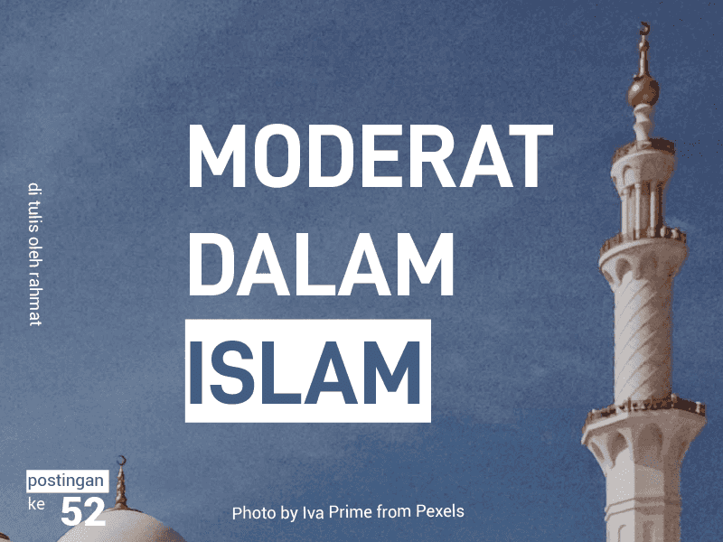Cover for MODERAT DALAM ISLAM