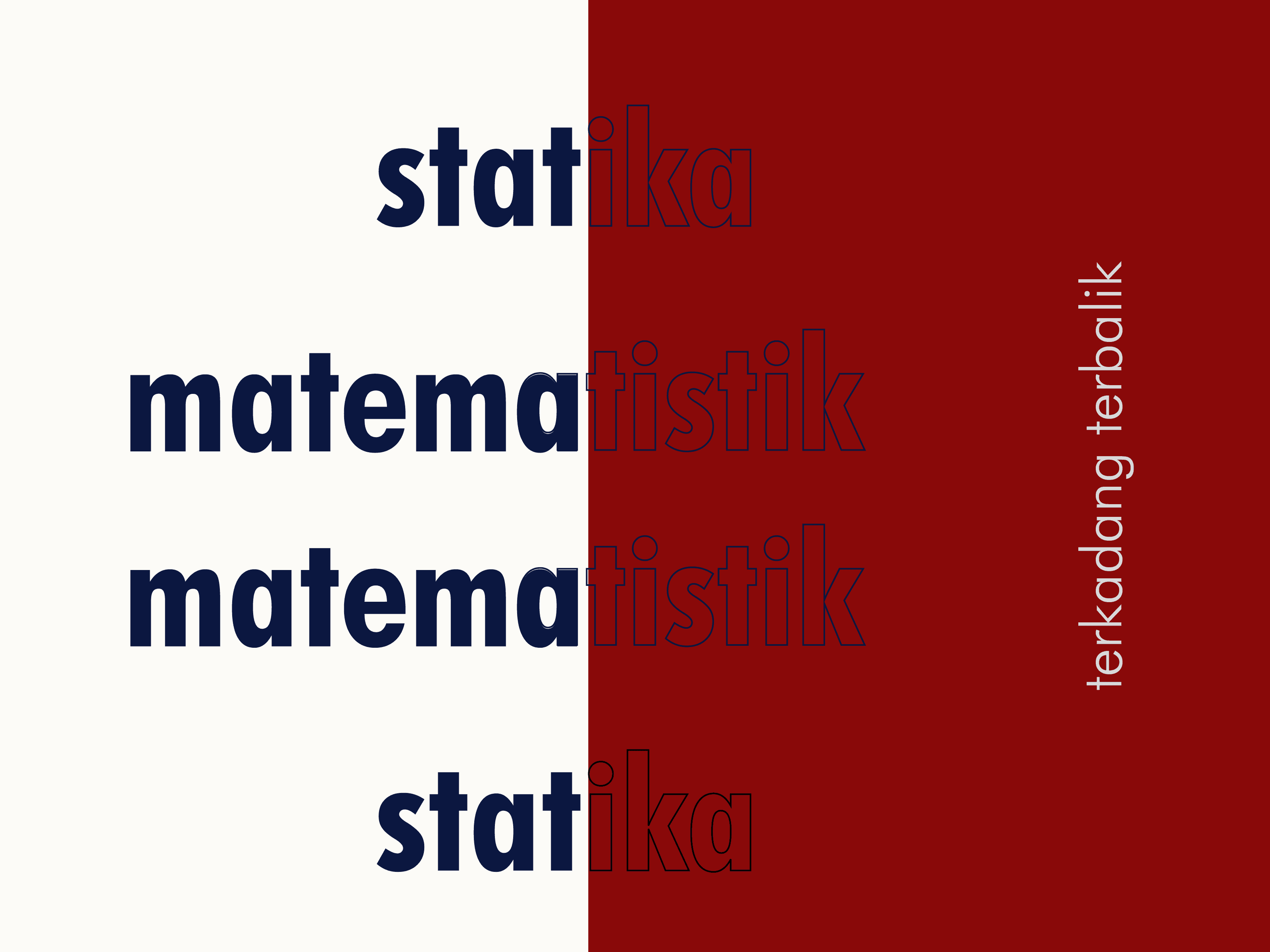 Cover for Perbedaan statistik dengan matematika