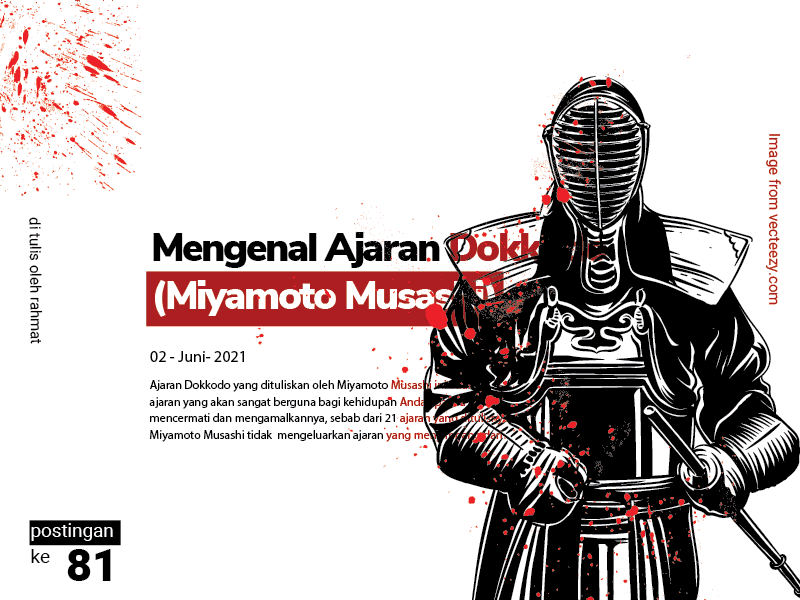Cover for Mengenal Ajaran Dokkodo (Miyamoto Musashi)