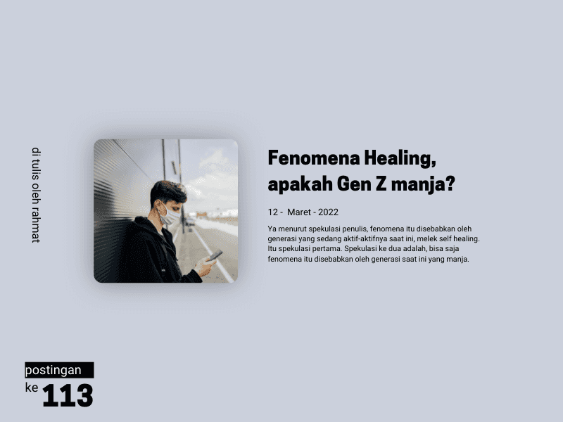 Cover for Fenomena Healing, apakah Gen Z manja?