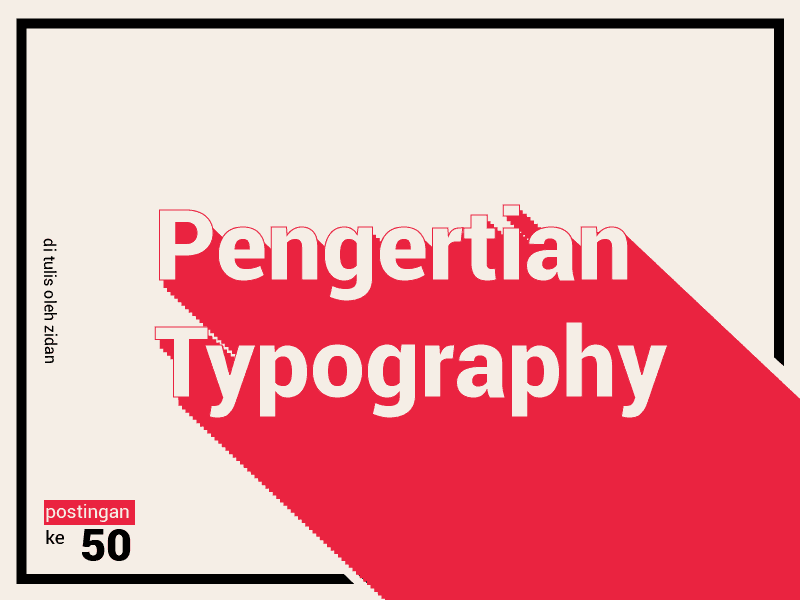 Cover for Pengertian Typography