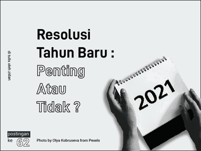 Resolusi Tahun Baru Penting Atau Tidak